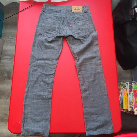 Levi's 511 slim jeans grey men's size 12 26x26 - Picture 3 of 9